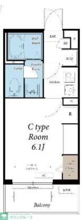 ヴィラ綱島の物件間取画像